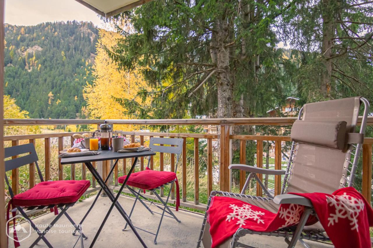 L'Erable at Les Chalets De Florence: Cozy Ski-In Apartment in Valfrejus Exterior photo